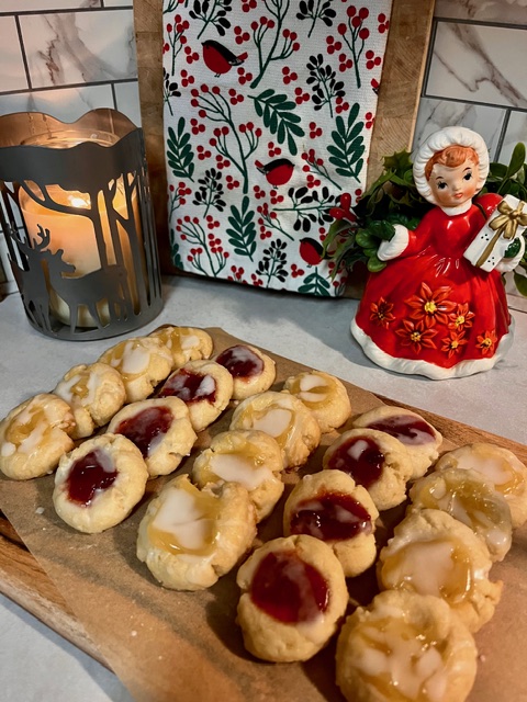 Jam Thumbprint Cookies